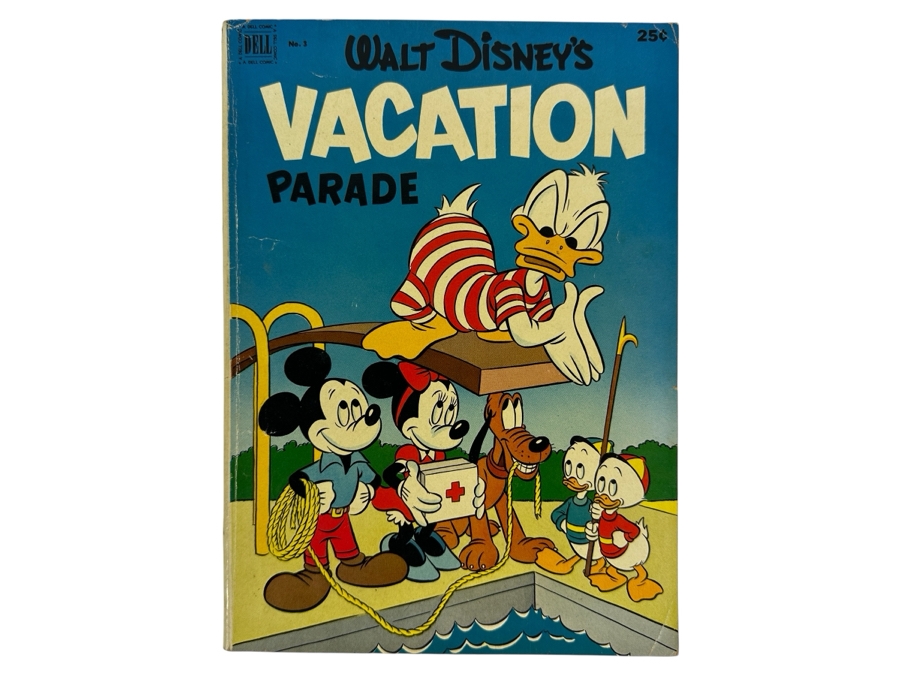 Dell Comics Walt Disney's Vacation Parade #3 1953 25 Cent Comic Book