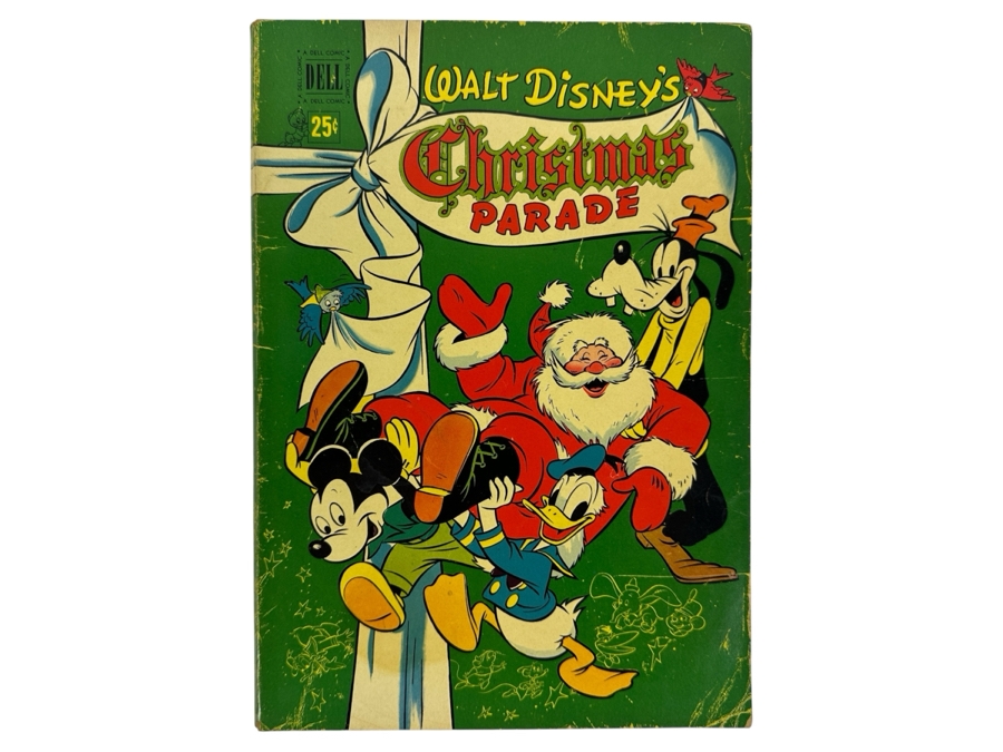 Dell Comics Walt Disney's Christmas Parade #2 Vintage 1950 25 Cent Comic Book	