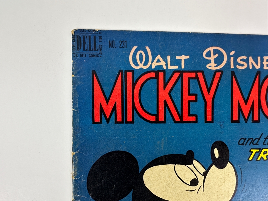 Dell Comics Four Color #231 Walt Disney's Mickey Mouse And The Rajah's Treasure Vintage 1949 10 Cent Comic Book [Photo 2]