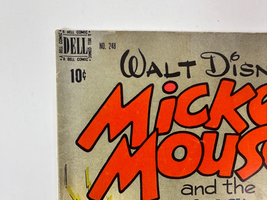Dell Comics Four Color #248 Walt Disney's Mickey Mouse And The Black Sorcerer Vintage 1949 10 Cent Comic Book Valued Ungraded: $17, 6.0: $294, 8.0: $807 [Photo 2]