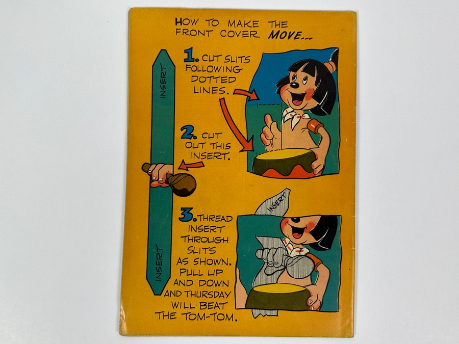 Dell Comics Four Color #304 Walt Disney's Mickey Mouse In Tom-Tom Island Vintage 1950 10 Cent Comic Book Valued Ungraded: $33, 6.0: $218, 8.0: $262 [Photo 3]