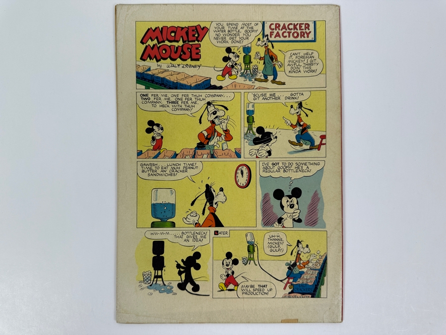 Dell Comics Four Color #362 Walt Disney's Mickey Mouse And The Smuggled Diamonds Vintage 1952 10 Cent Comic Book [Photo 3]