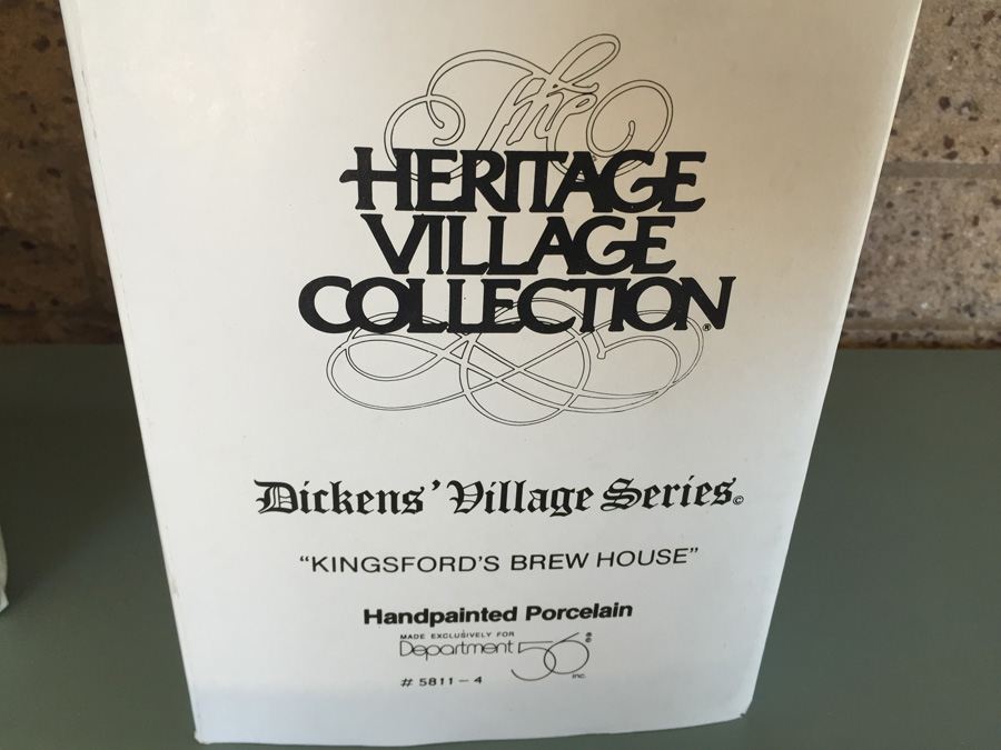 Heritage Village Collection Dickens' Village Series 'Kingsford's Brew House' and 'The Maltings' [Photo 5]