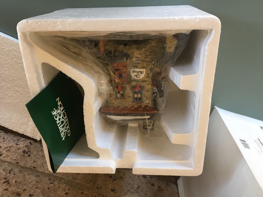 Heritage Village Collection Dickens' Village Series 'Kingsford's Brew House' and 'The Maltings' [Photo 9]