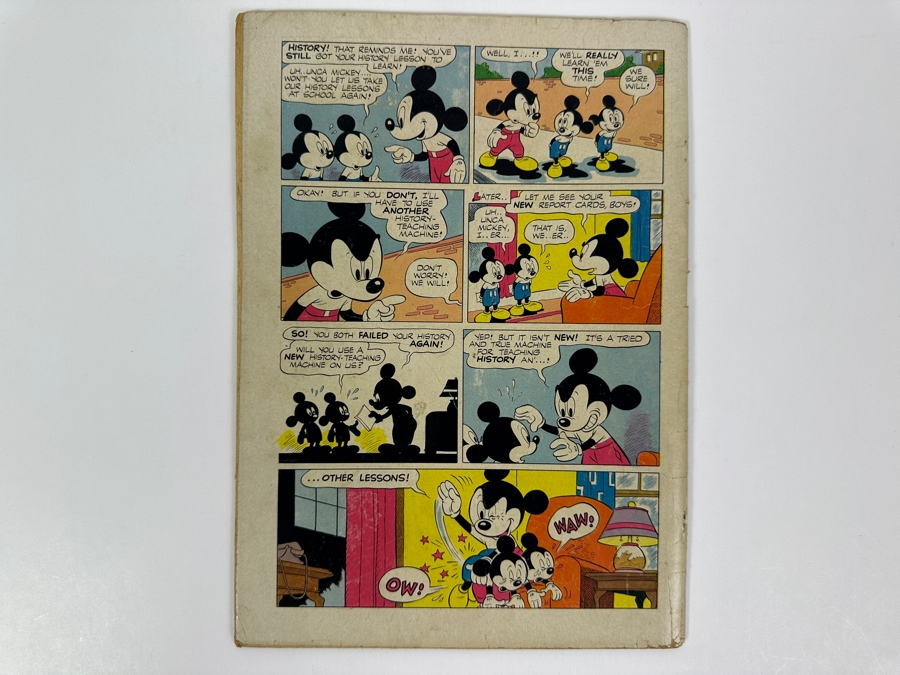 Dell Comics Four Color #141 Walt Disney's Mickey Mouse And The Submarine Pirates Vintage 1947 10 Cent Comic Book Valued Ungraded: $31, 8.0: $552 [Photo 5]
