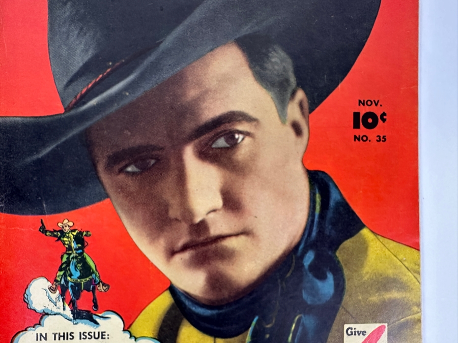 Fawcett Publication Tom Mix Western 1948 #2 & 1950 #35 10 Cent Comic Books [Photo 3]