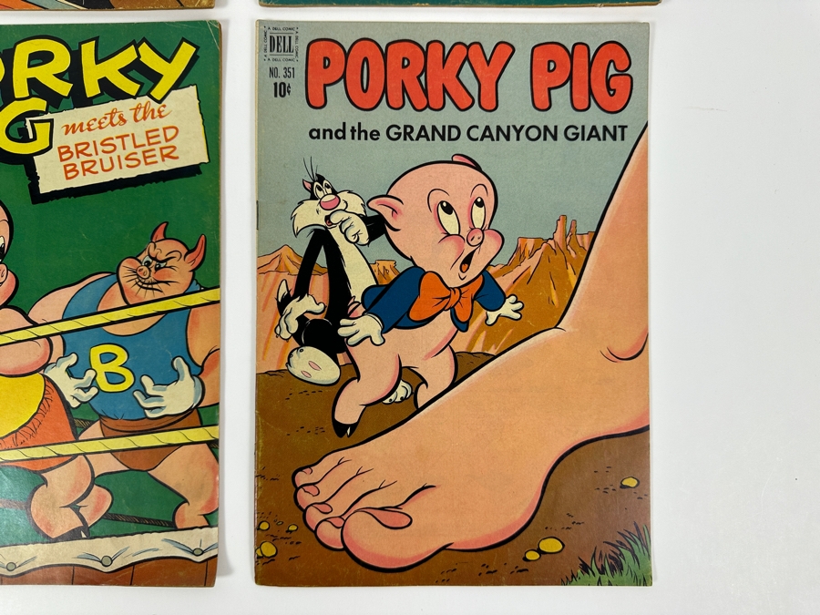 Dell Comics Four Color Porky Pig 1950 #295, 1950 #303, 1951 #330 & 1951 #351 10 Cent Comic Books [Photo 8]