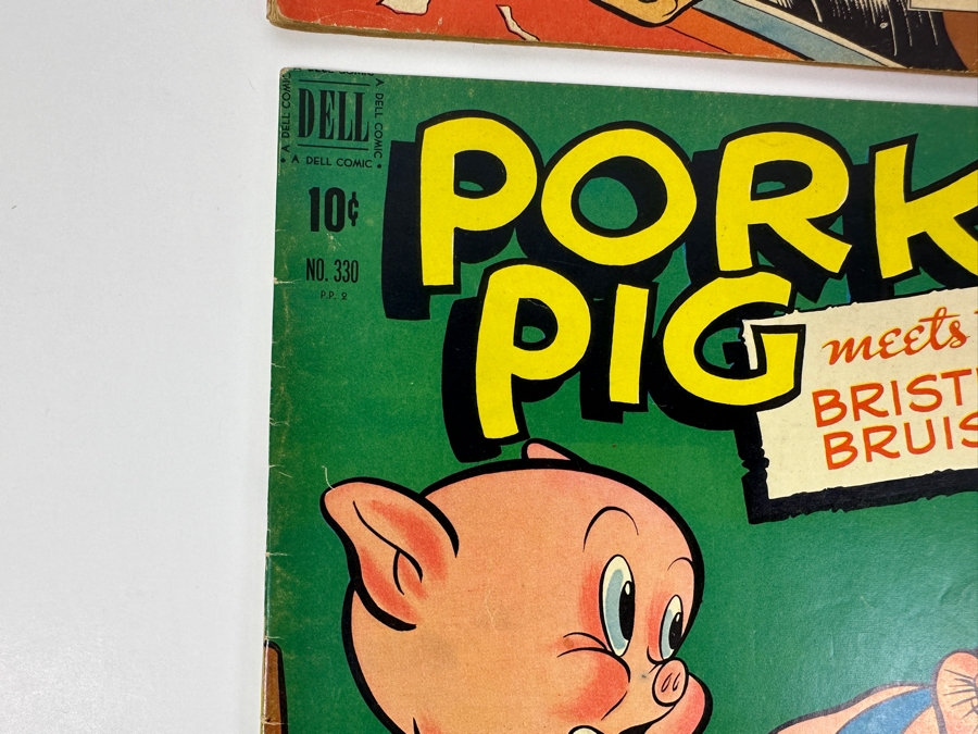 Dell Comics Four Color Porky Pig 1950 #295, 1950 #303, 1951 #330 & 1951 #351 10 Cent Comic Books [Photo 7]
