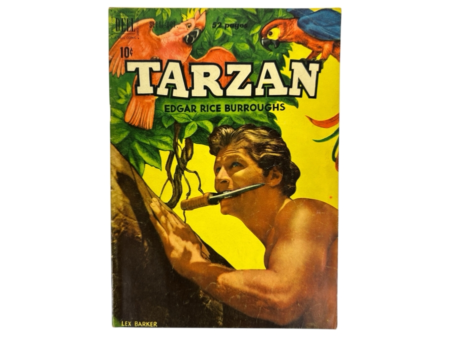 Dell Comics Edgar Rice Burrough's Tarzan #17 Vintage 1950 10 Cent Comic Book