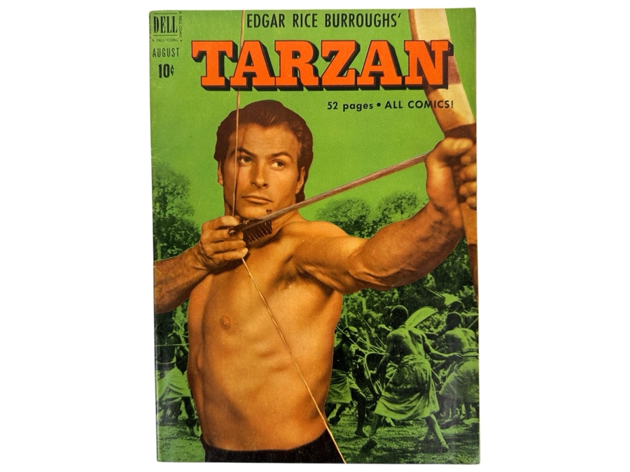 Dell Comics Edgar Rice Burrough's Tarzan #23 Vintage 1951 10 Cent Comic Book