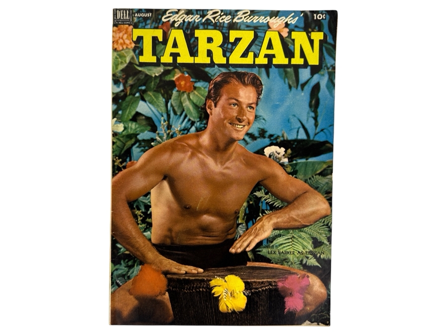 Dell Comics Edgar Rice Burrough's Tarzan #35 Vintage 1952 10 Cent Comic Book