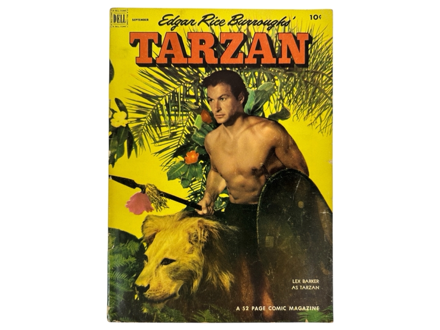 Dell Comics Edgar Rice Burrough's Tarzan #36 Vintage 1952 10 Cent Comic Book