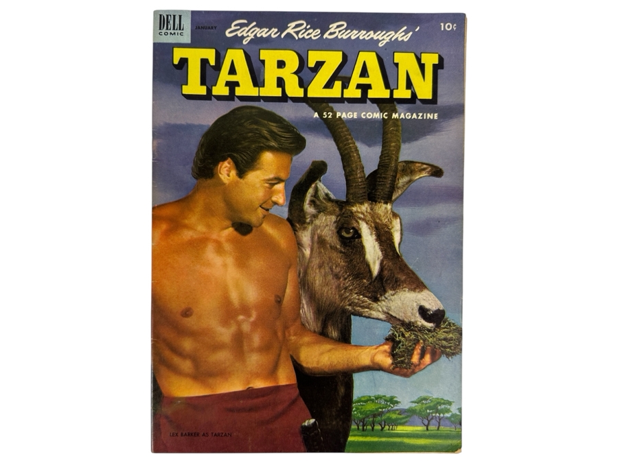 Dell Comics Edgar Rice Burrough's Tarzan #40 Vintage 1953 10 Cent Comic Book