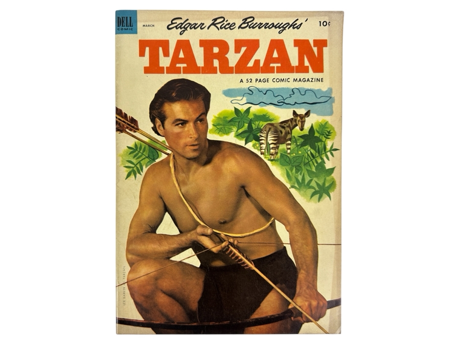 Dell Comics Edgar Rice Burrough's Tarzan #42 Vintage 1953 10 Cent Comic Book