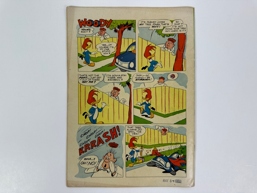 Dell Comics Four Color #336 Walter Lantz Woody Woodpecker Vintage 1952 10 Cent Comic Book [Photo 3]