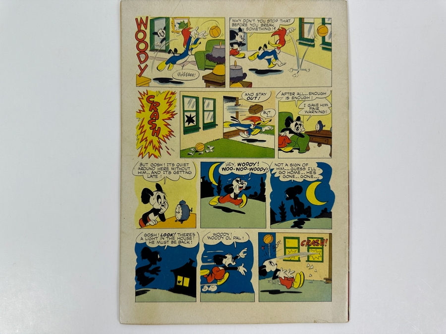 Dell Comics Four Color #350 Walter Lantz Woody Woodpecker Vintage 1951 10 Cent Comic Book [Photo 3]