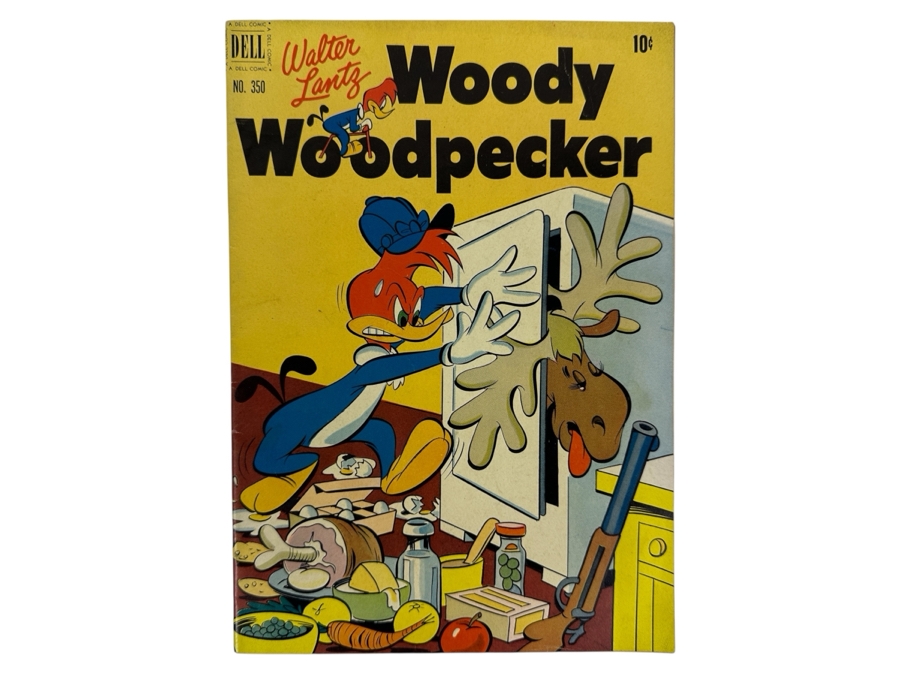 Dell Comics Four Color #350 Walter Lantz Woody Woodpecker Vintage 1951 10 Cent Comic Book
