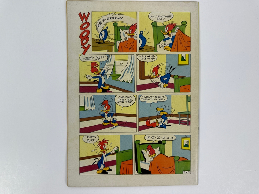 Dell Comics Four Color #374 Walter Lantz Woody Woodpecker Vintage 1952 10 Cent Comic Book [Photo 3]