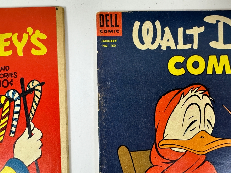 (4) Dell Comics Walt Disney's Comics And Stories #159, #160, #162 & #164 Vintage 1953/1954 10 Cent Comic Books	 [Photo 5]