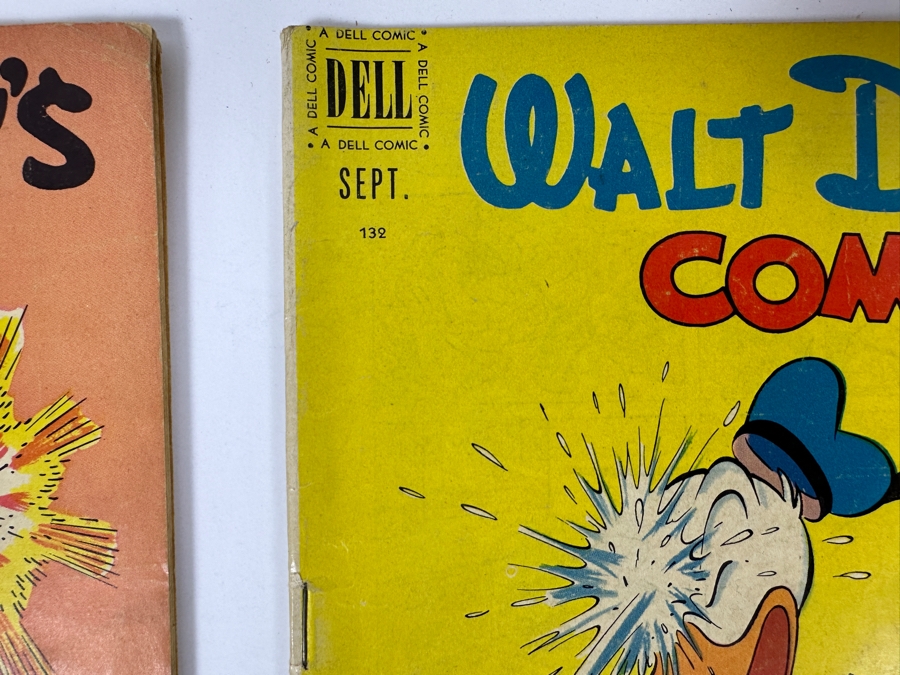 (4) Dell Comics Walt Disney's Comics And Stories #131, #132, #133 & #134 Vintage 1951 10 Cent Comic Books Valued Ungraded: $70, 6.0: $363, 8.0: $655 [Photo 5]