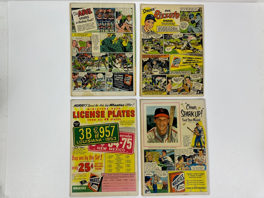 (4) Dell Comics Walt Disney's Comics And Stories #150, #152, #153 & #155 Vintage 1953 10 Cent Comic Books Valued Ungraded: $54, 6.0: $171, 8.0: $537 [Photo 10]