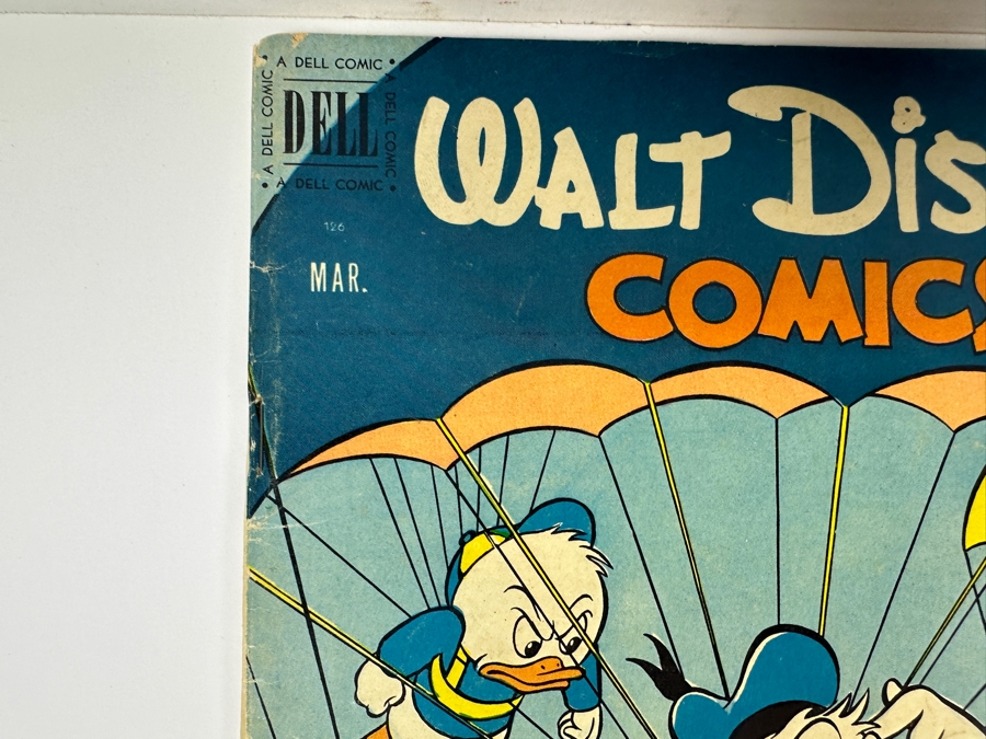 (4) Dell Comics Walt Disney's Comics And Stories #126, #127, #128 & #130 Vintage 1951 10 Cent Comic Books Valued Ungraded: $57, 6.0: $370, 8.0: $789 [Photo 3]