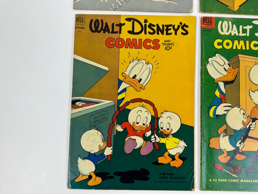 (4) Dell Comics Walt Disney's Comics And Stories #138, #139, #145 & #147 Vintage 1952 10 Cent Comic Books [Photo 6]