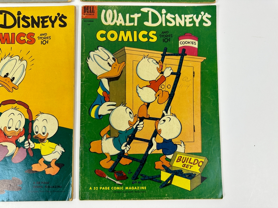 (4) Dell Comics Walt Disney's Comics And Stories #138, #139, #145 & #147 Vintage 1952 10 Cent Comic Books [Photo 8]