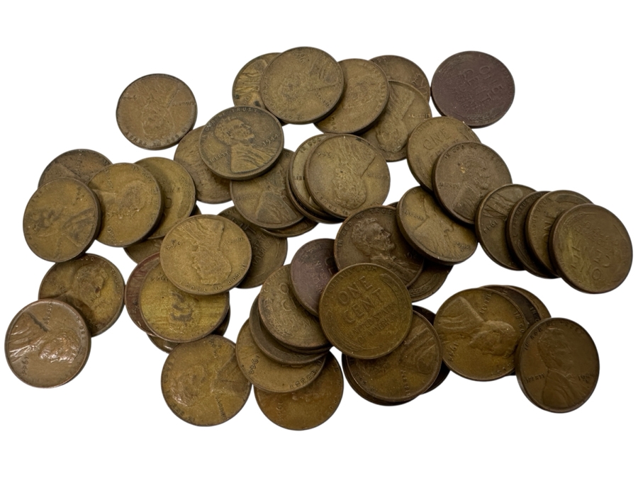 Vintage 1944 S Lincoln Wheat Pennies
