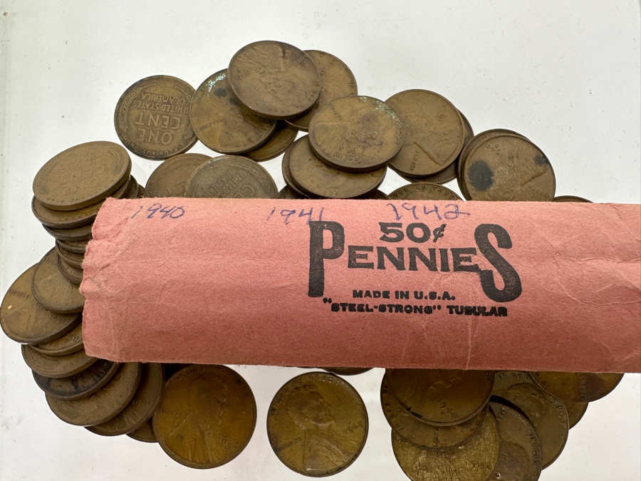 Vintage 1940/1941/1942 Lincoln Wheat Pennies [Photo 5]