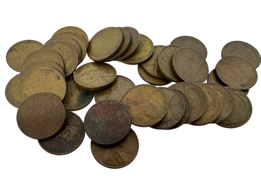 Vintage 1946 Lincoln Wheat Pennies