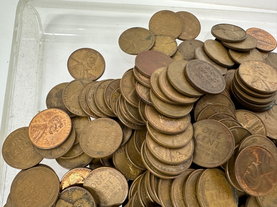Vintage 1950s Lincoln Wheat Pennies [Photo 4]