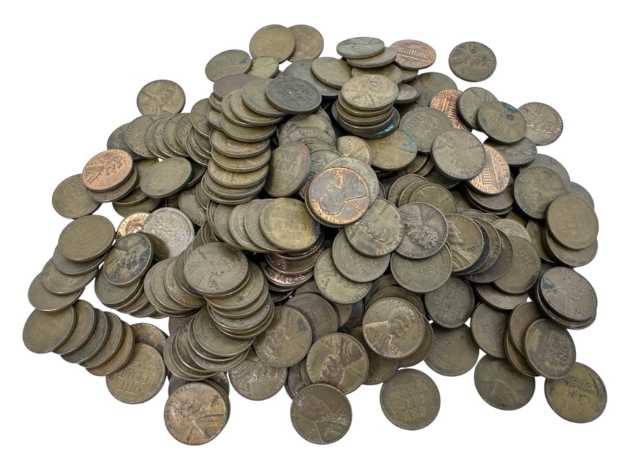 Vintage 1950s Lincoln Wheat Pennies
