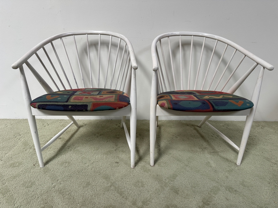 Pair Of Solfjadern (Sun Feather) Armchairs Designed By Sonna Rosen For Nassjo Stolfabrik In 1948 [Photo 2]