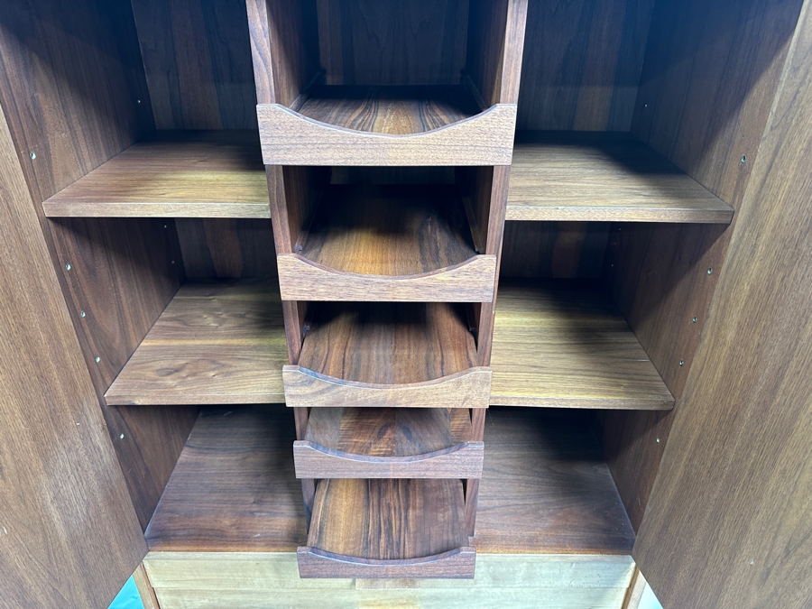 Richard Artschwager High Boy Walnut Dresser Mid-Century Modern Chest Of Drawers 36W X 18D X 77H [Photo 5]