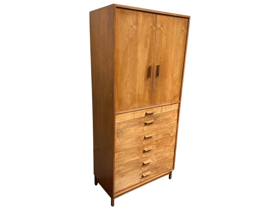 Richard Artschwager High Boy Walnut Dresser Mid-Century Modern Chest Of Drawers 36W X 18D X 77H [Photo 2]