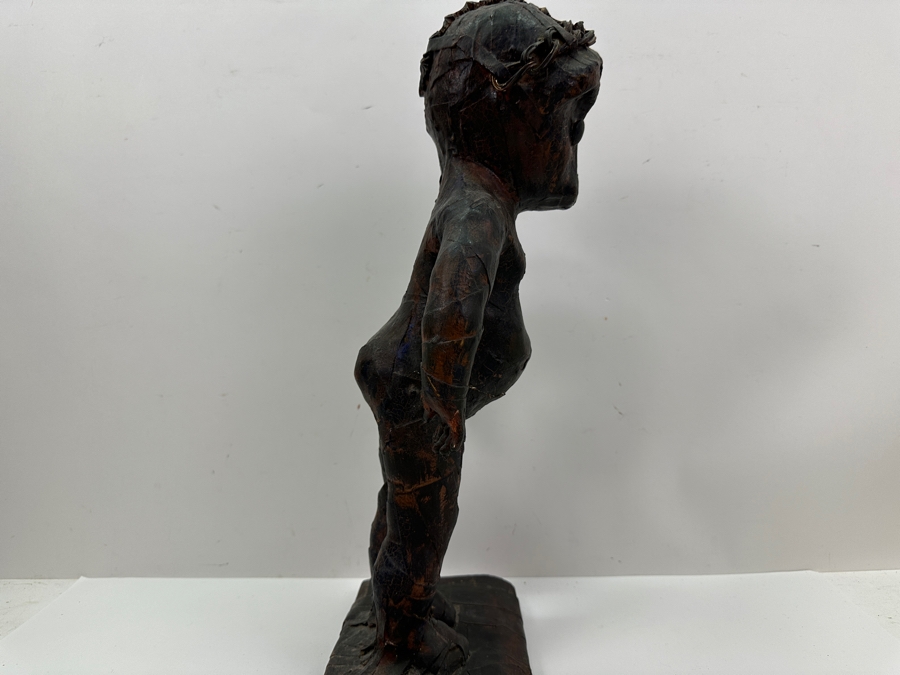 Unusual Handmade Sculpture Figure 9.5W X 19H [Photo 8]