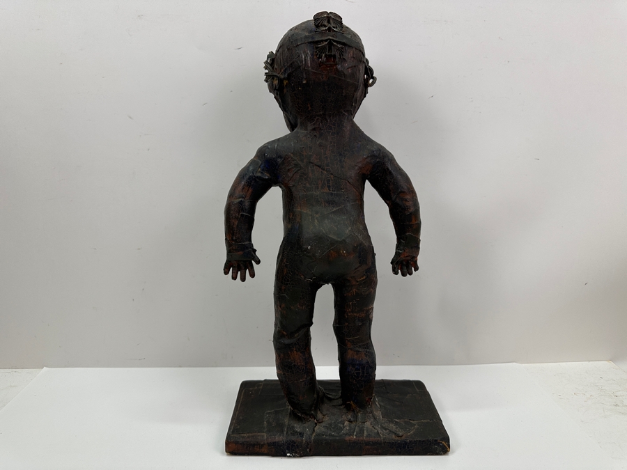 Unusual Handmade Sculpture Figure 9.5W X 19H [Photo 9]