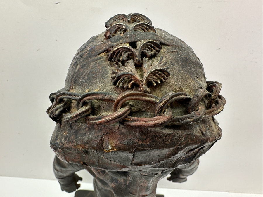 Unusual Handmade Sculpture Figure 9.5W X 19H [Photo 4]