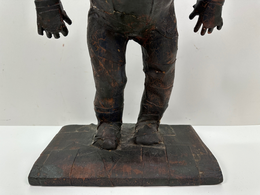 Unusual Handmade Sculpture Figure 9.5W X 19H [Photo 6]