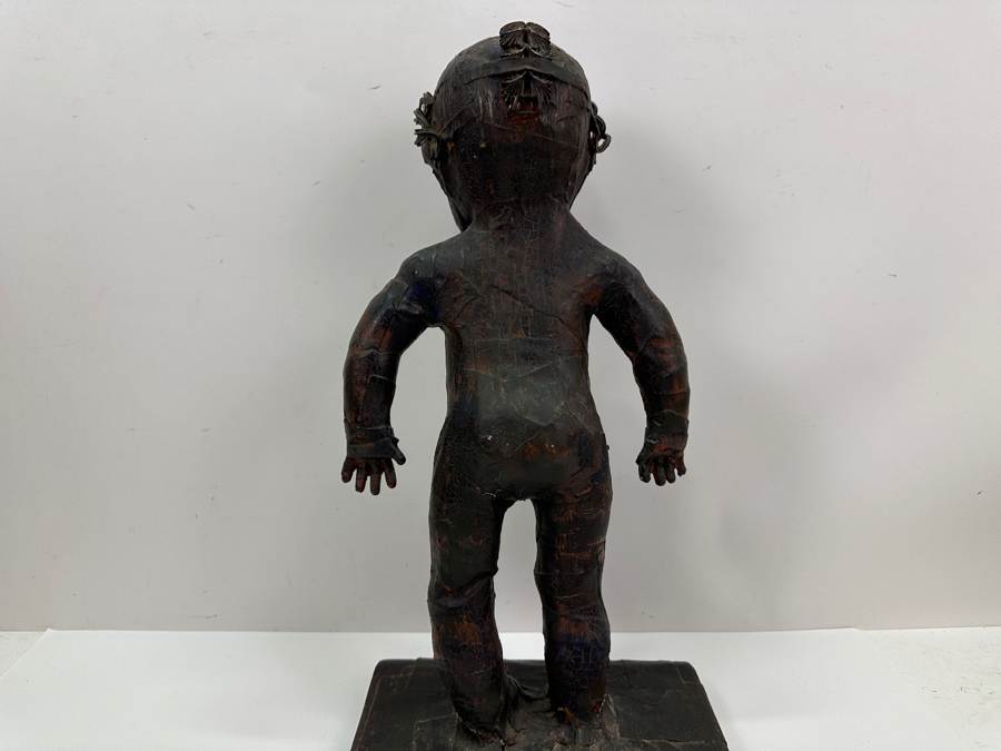 Unusual Handmade Sculpture Figure 9.5W X 19H [Photo 10]