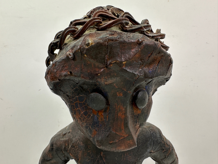 Unusual Handmade Sculpture Figure 9.5W X 19H [Photo 3]