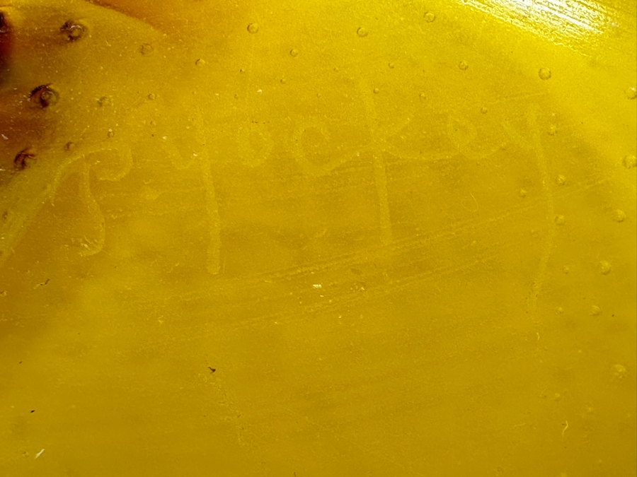 Patricia Yockey Signed Art Glass Vase 11.5'H [Photo 10]