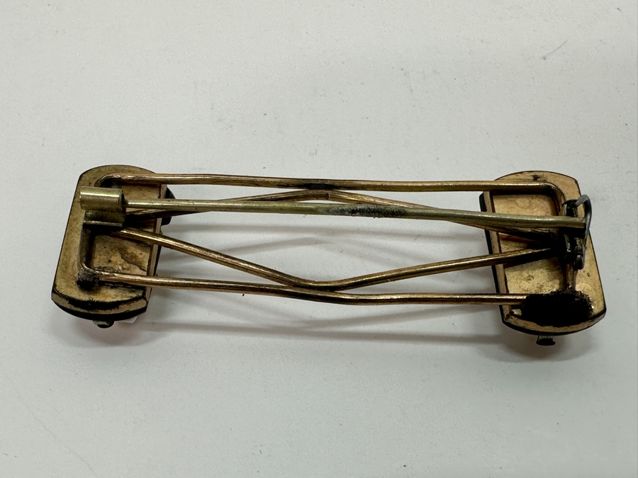 Antique Victorian Carved Brooch Pin 2.5L [Photo 4]