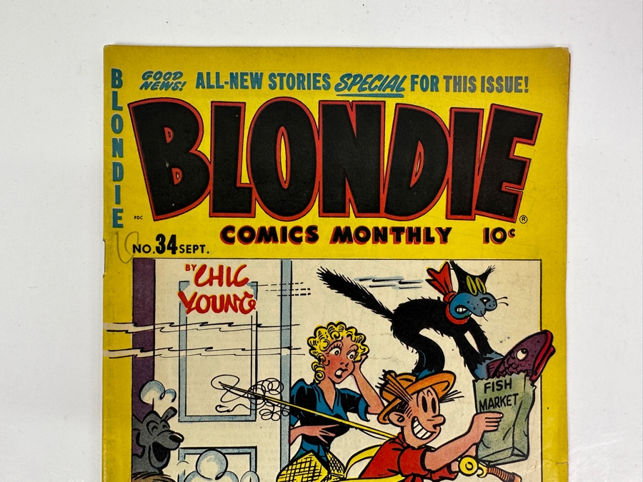 Harvey Comics Blondie #34 Vintage 1951 10 Cent Comic Book [Photo 2]