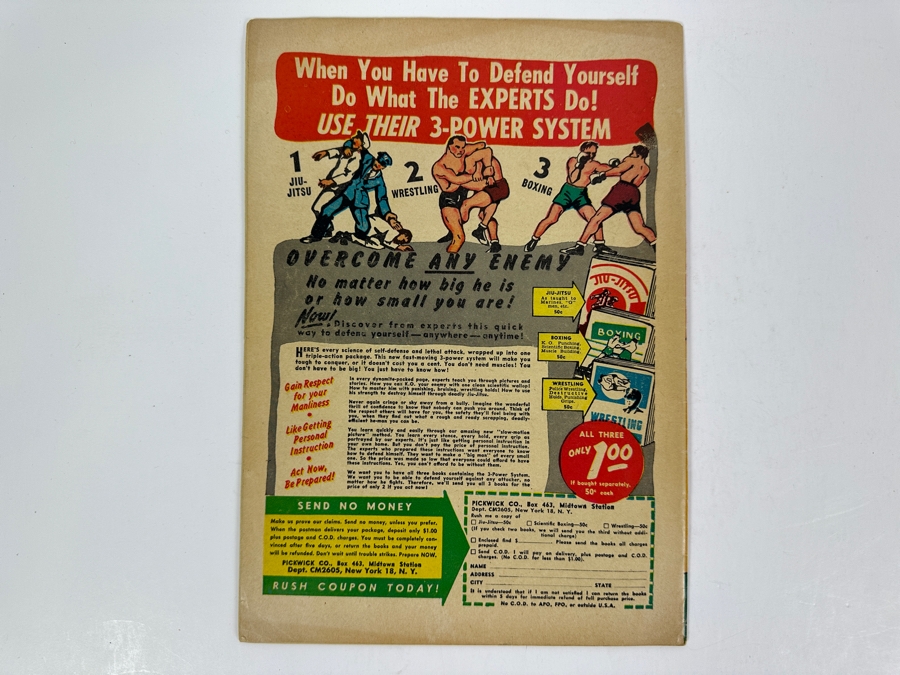 Ziff-Davis Comics Bill Stern's Sports Book #2 (Man O' War) Vintage 1952 10 Cent Comic Book [Photo 3]