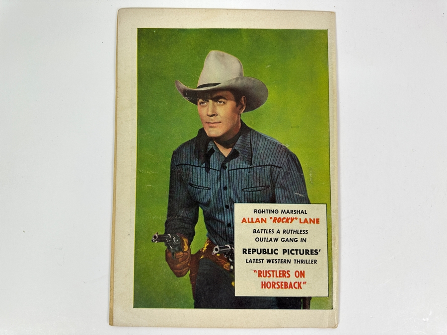 Fawcett Movie Comic #12 Rustlers On Horseback Vintage 1951 10 Cent Comic Book [Photo 3]