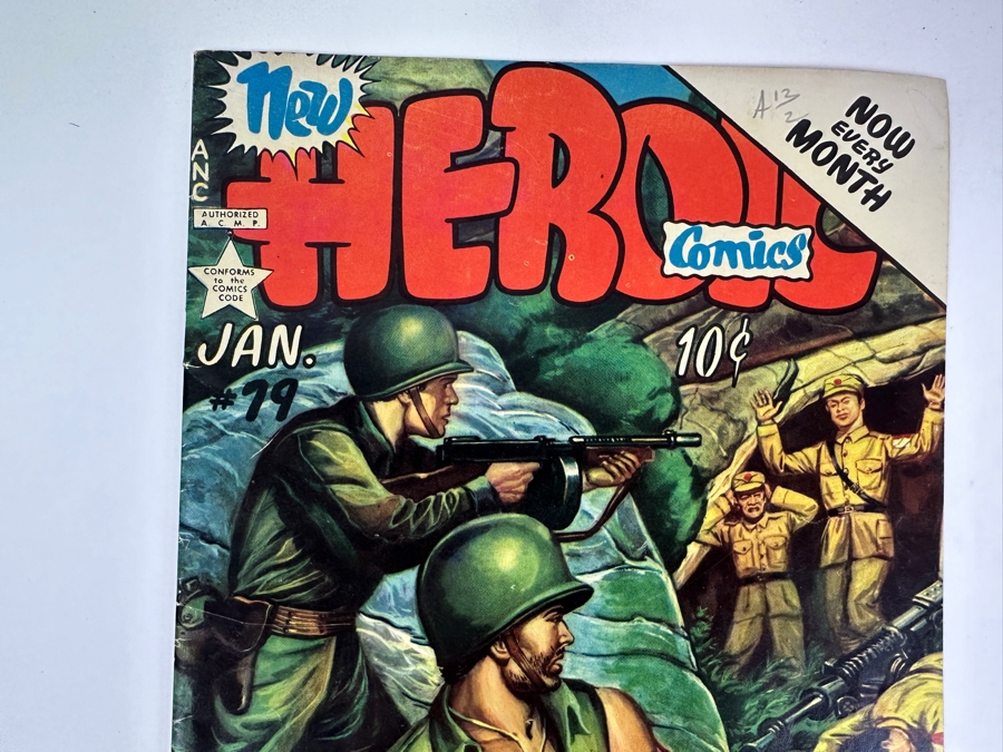Famous Funnies Publication Heroic Comics #79 Vintage 1953 10 Cent Comic Book [Photo 2]