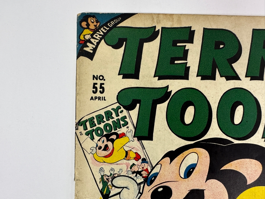 Marvel Group Comics Terry-Toons Comics #55 Mighty Mouse Vintage 1942 10 Cent Comic Book Valued Ungraded: $102 [Photo 3]