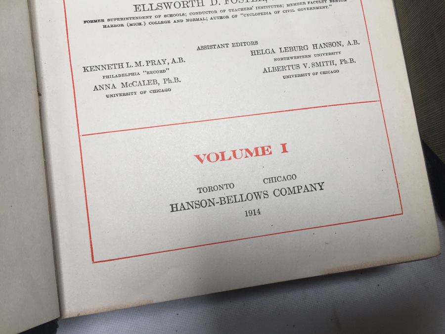 The New Practical Reference Library Books Hanson-Bellows Company [Photo 6]